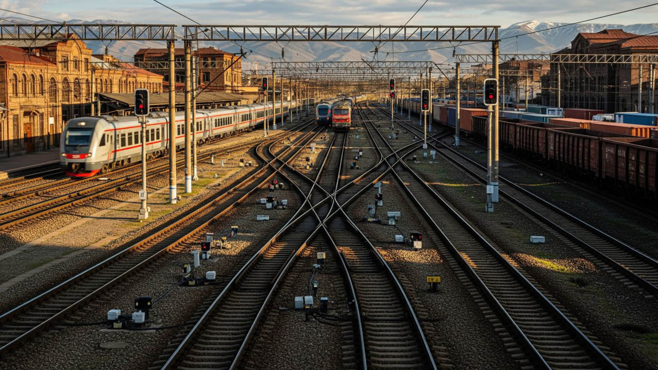 Армянская железная дорога векторы и направления